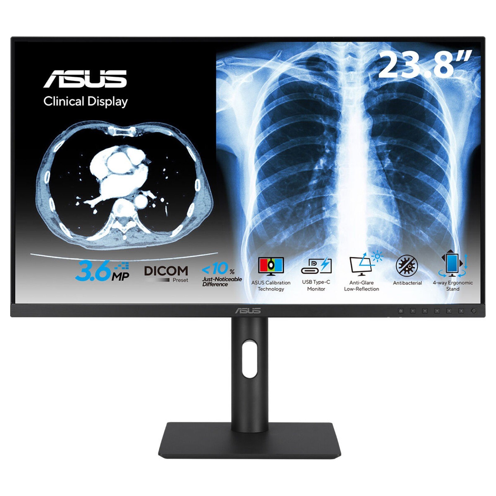 ASUS MH2441A computer monitor 60.5 cm (23.8") 2560 x 1440 pixels Quad HD LCD Black