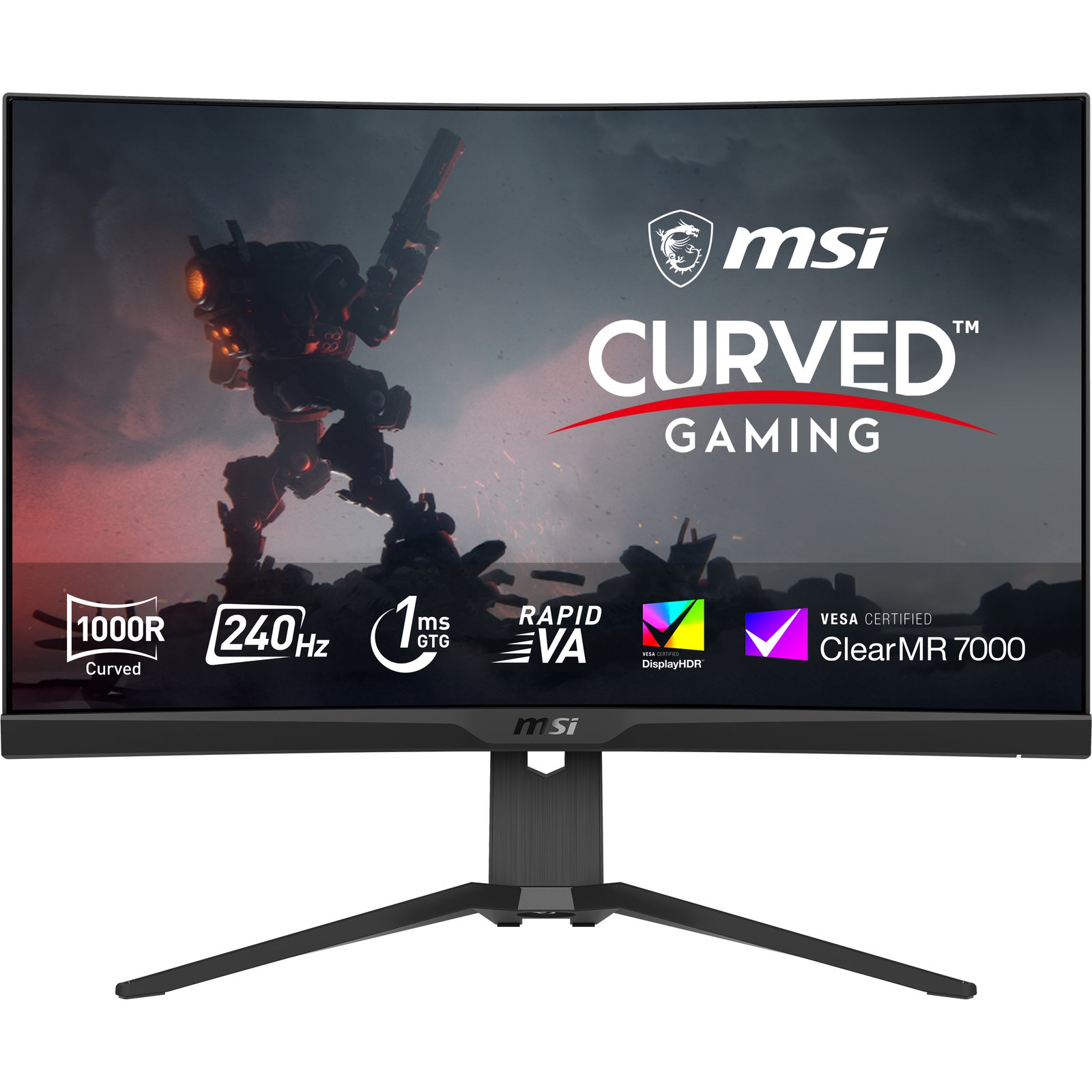 MSI MPG 275CQRXF computer monitor 68.6 cm (27") 2560 x 1440 pixels Wide Quad HD Black MPG275CQRXF