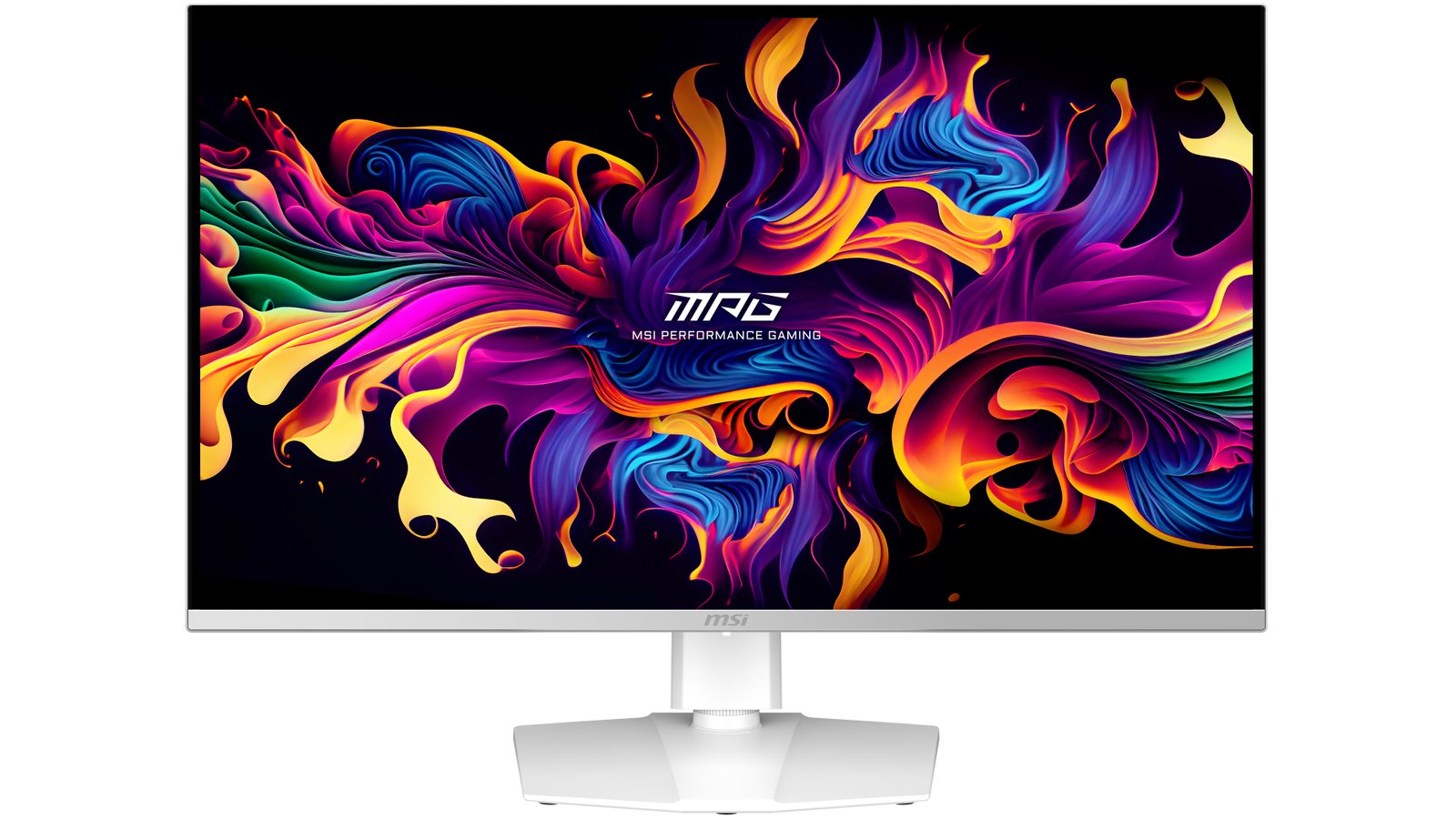 MSI MPG 321URXW QD-OLED computer monitor 80 cm (31.5") 3840 x 2160 pixels 4K Ultra HD White MPG321URXWQDOLED