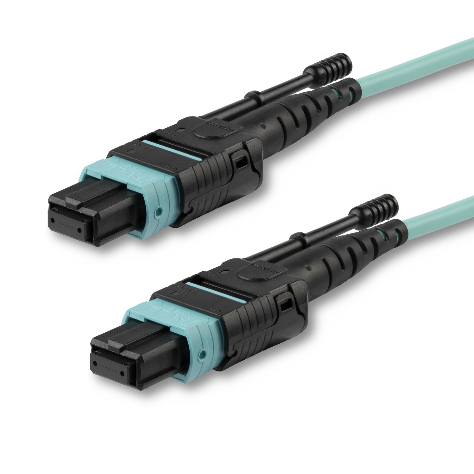 StarTech.com 1m (3ft) MTP(F)/PC OM3 Multimode Fiber Optic Cable, 12F Type-A, OFNP Plenum, 50/125µm MPO12PL1M