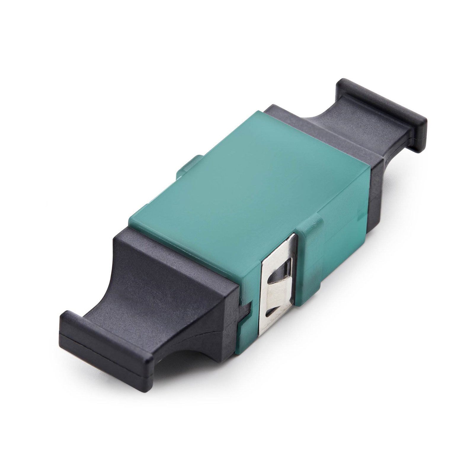 StarTech.com MPO/MTP Coupler, Single Mode/Multimode Fiber Adapter, Key Up-Key Down, Optic - Aqua MPOSMAPCAQCOUPLER