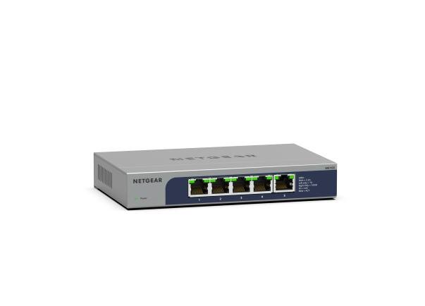 NETGEAR MS105-100EUS Unmanaged 2.5G Ethernet (100/1000/2500) Power over (PoE) 1U MS105-100NAS