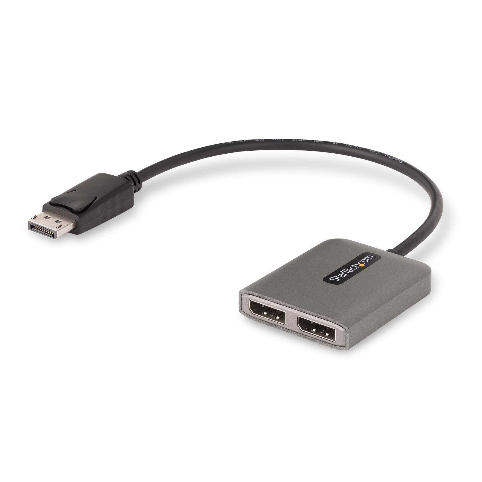 StarTech.com Dual-Monitor DisplayPort 1.4 Splitter, to 2x DP Multi-Monitor Adapter, Dual 5K 60Hz MST14DP122DP