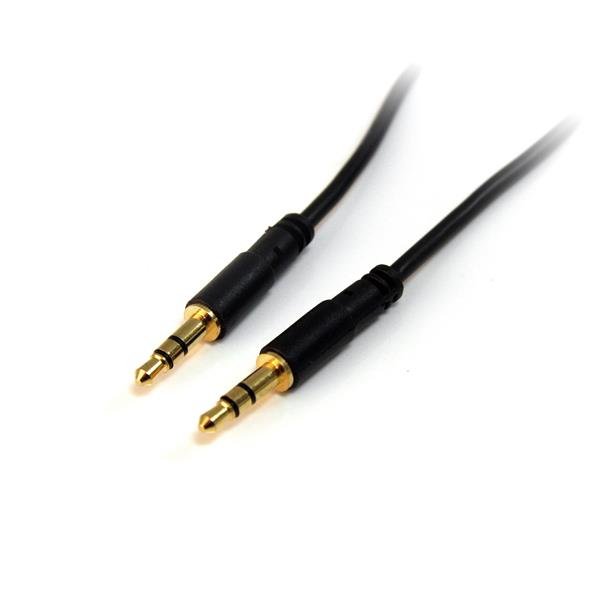 StarTech.com 15 ft Slim 3.5mm Stereo Audio Cable - M/M MU15MMS