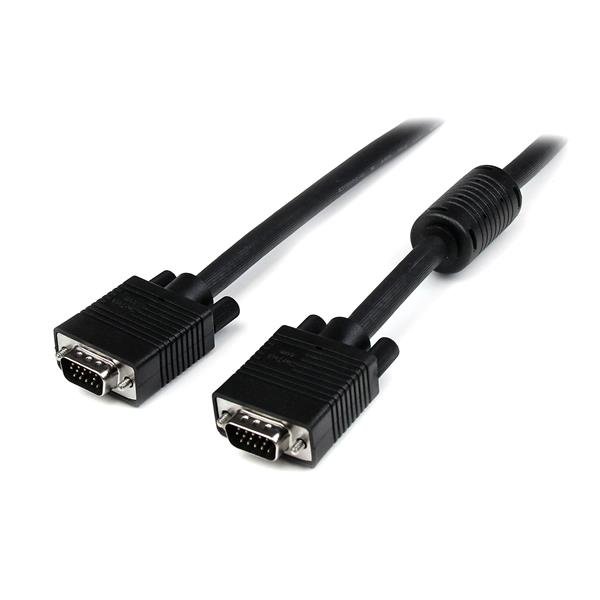 StarTech.com 10 ft Coax High Resolution VGA Monitor Cable HD15 M/M MXT101MMHQ10