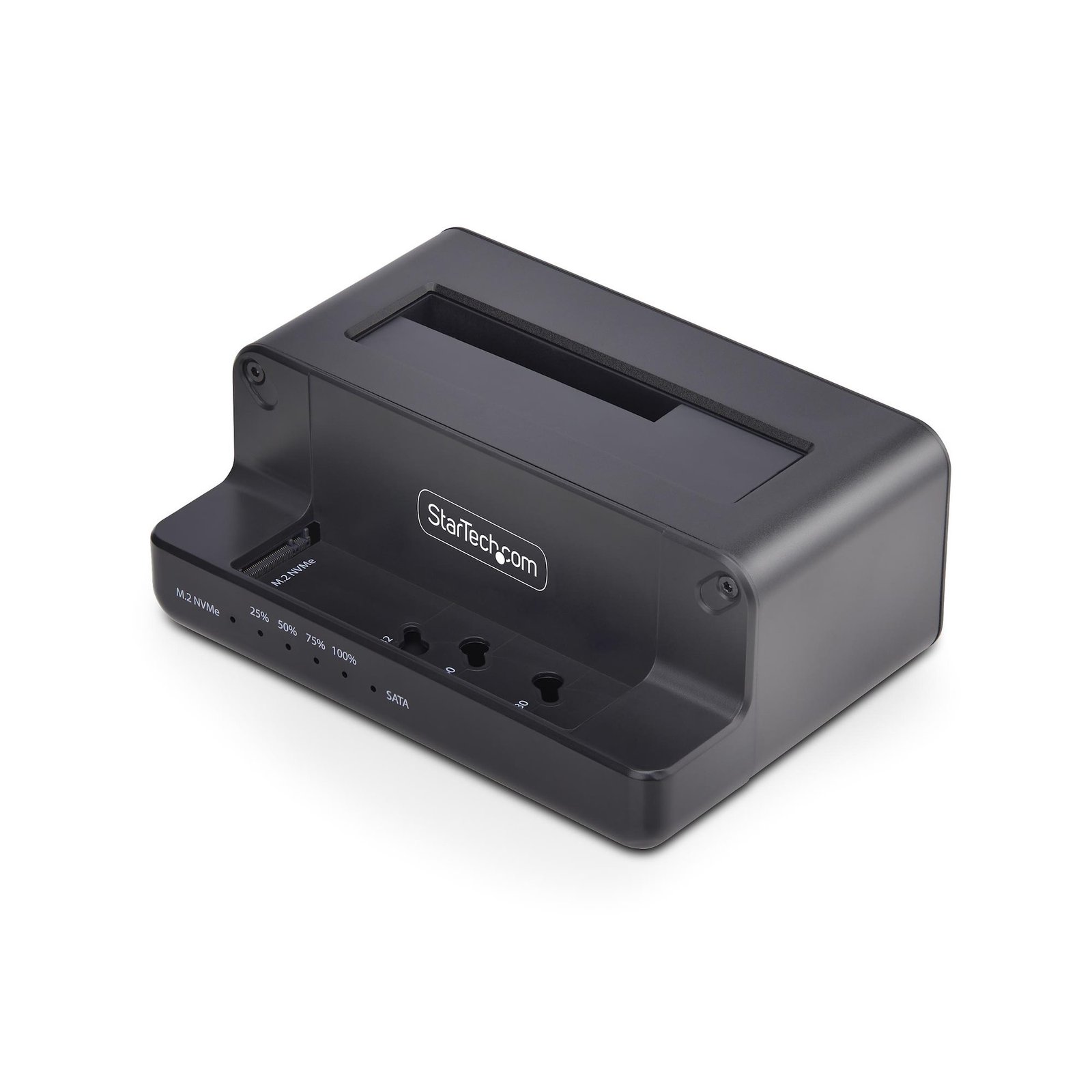 StarTech.com M.2 NVMe to 2.5/3.5" SATA Drive Duplicator, Dual Bay Standalone SSD Cloner/Drive Dock, N2-M2-SSD-DUPLICATOR