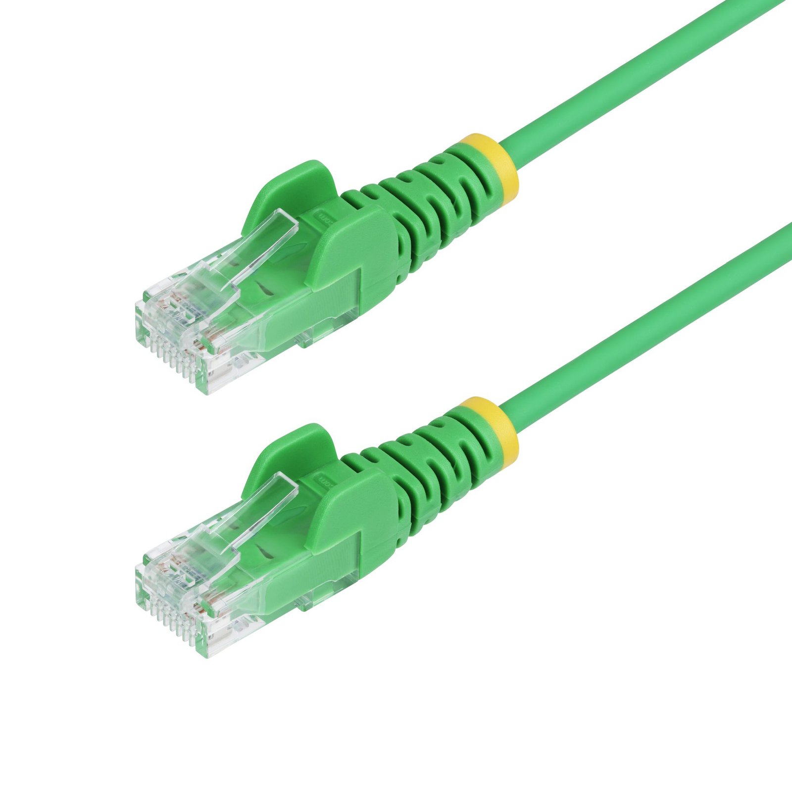 StarTech.com 10ft Green Slim CAT6 Ethernet Cable, Snagless, 100W PoE, UTP, LSZH, 28AWG Pure Bare N6PAT10GNS