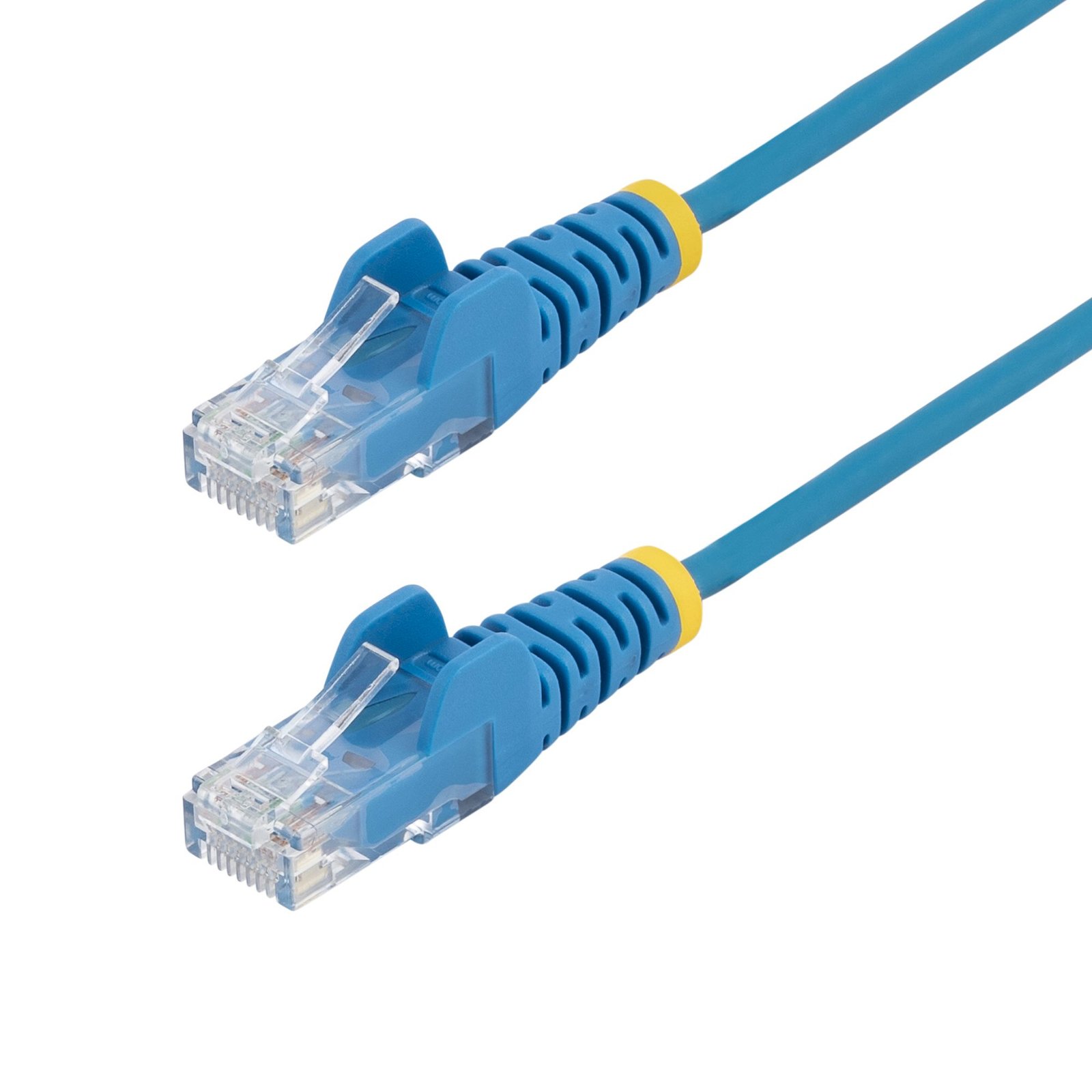 StarTech.com 4ft Blue Slim CAT6 Ethernet Cable, Snagless, 100W PoE, UTP, LSZH, 28AWG Pure Bare N6PAT4BLS