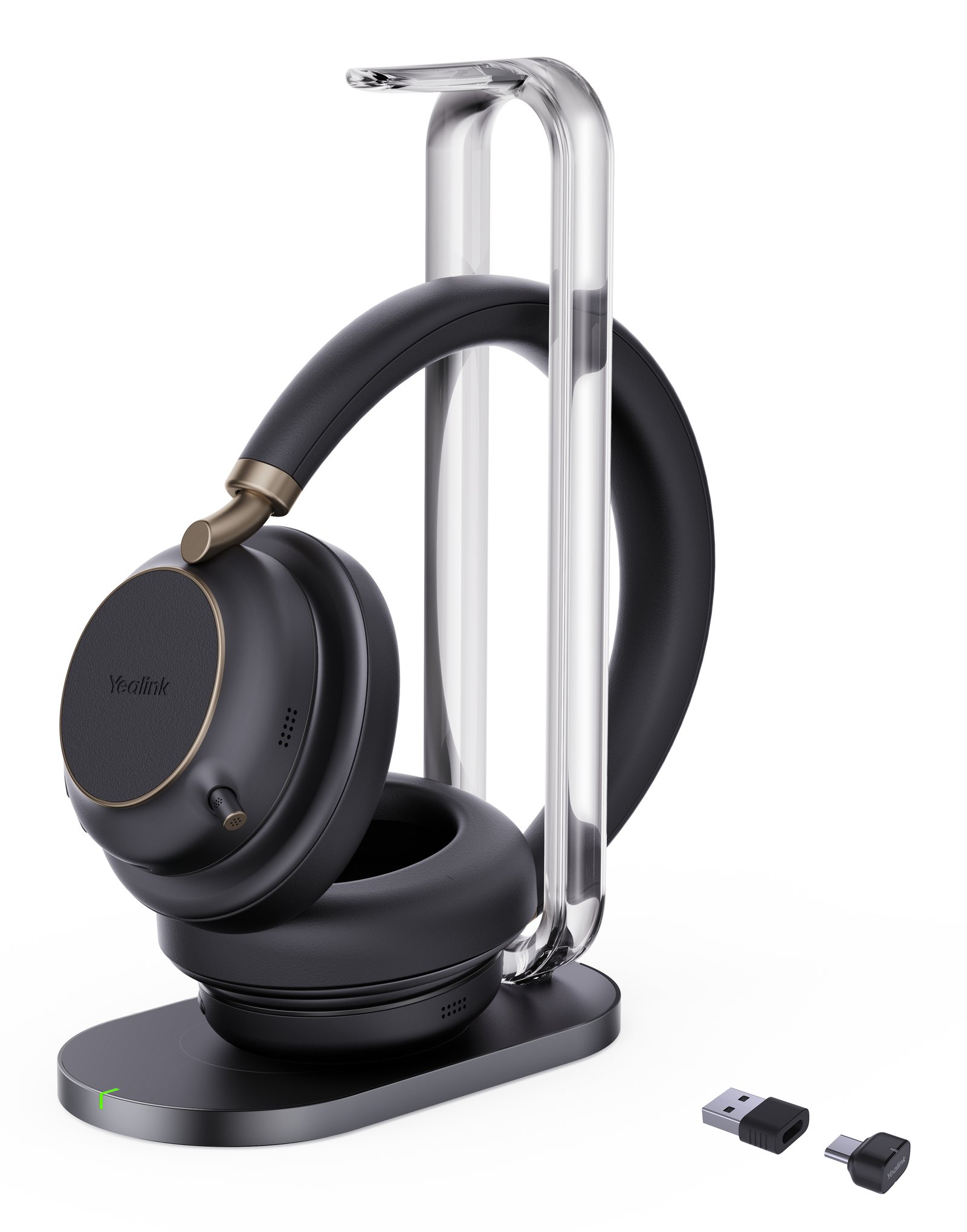 Yealink BH76 Plus with Charging Stand Teams Black USB-C/A Headset 1208699