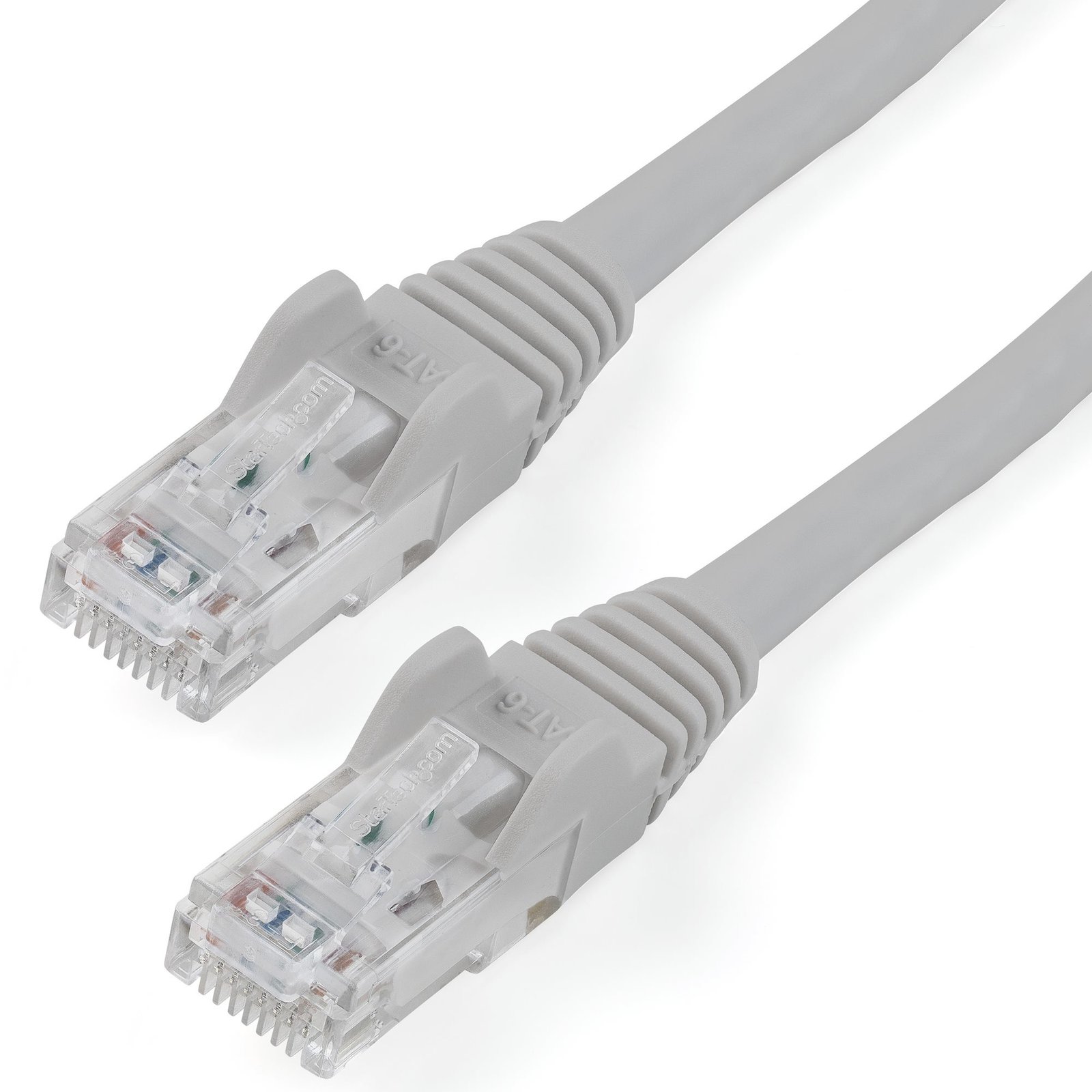 StarTech.com 10ft CAT6 Cable - Gray Ethernet - Gigabit Wire - 250MHz 100W PoE RJ45 UTP CAT 6 N6PATCH10GR
