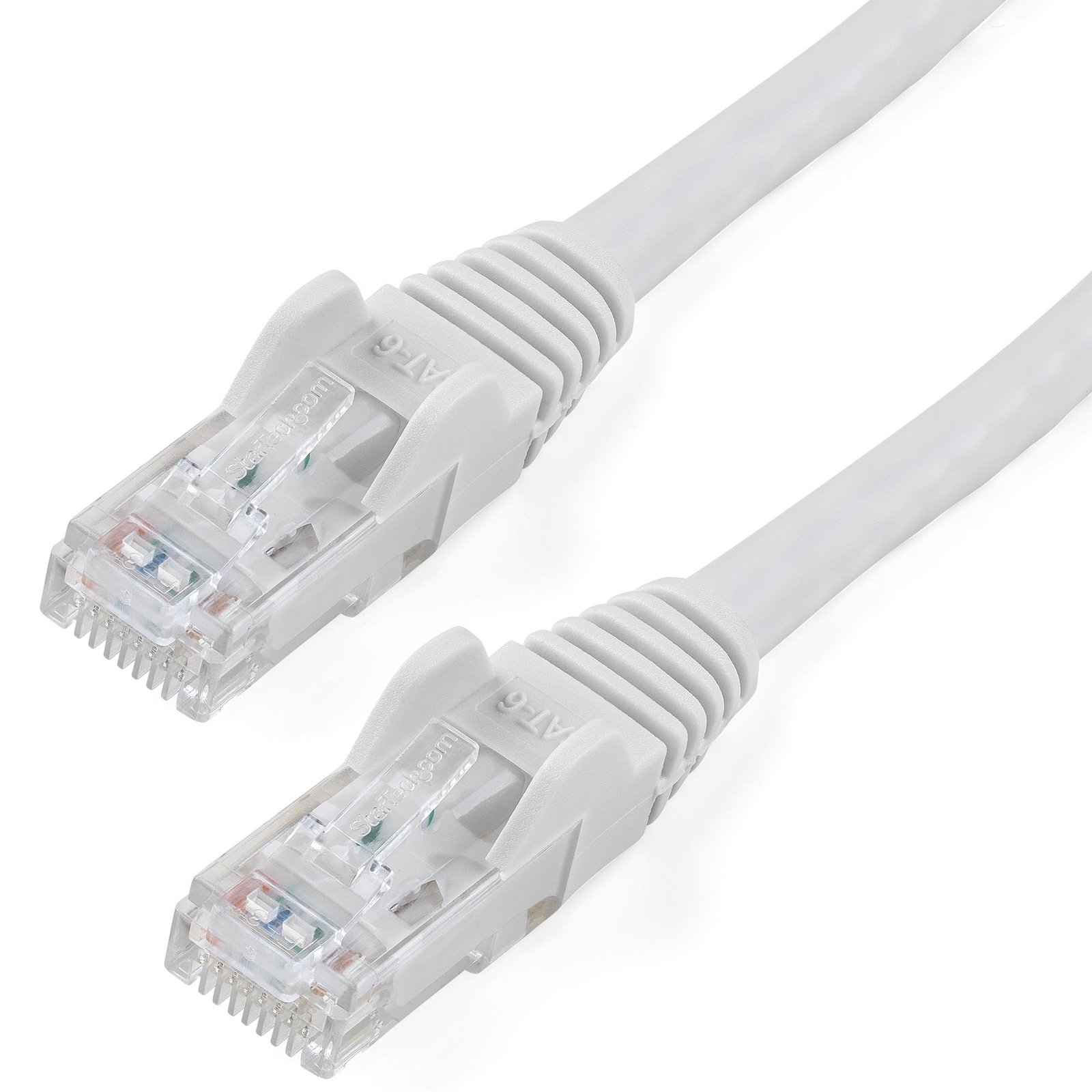 StarTech.com 50ft CAT6 Cable - White Ethernet - Gigabit Wire - 250MHz 100W PoE RJ45 UTP CAT 6 N6PATCH50WH