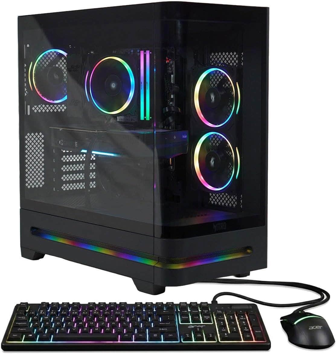 Acer N85-100-UR35 AMD Ryzen™ 7 8700F 16 GB DDR5-SDRAM 1 TB SSD NVIDIA GeForce RTX 5070 Windows 11 UD.P02AA.07G