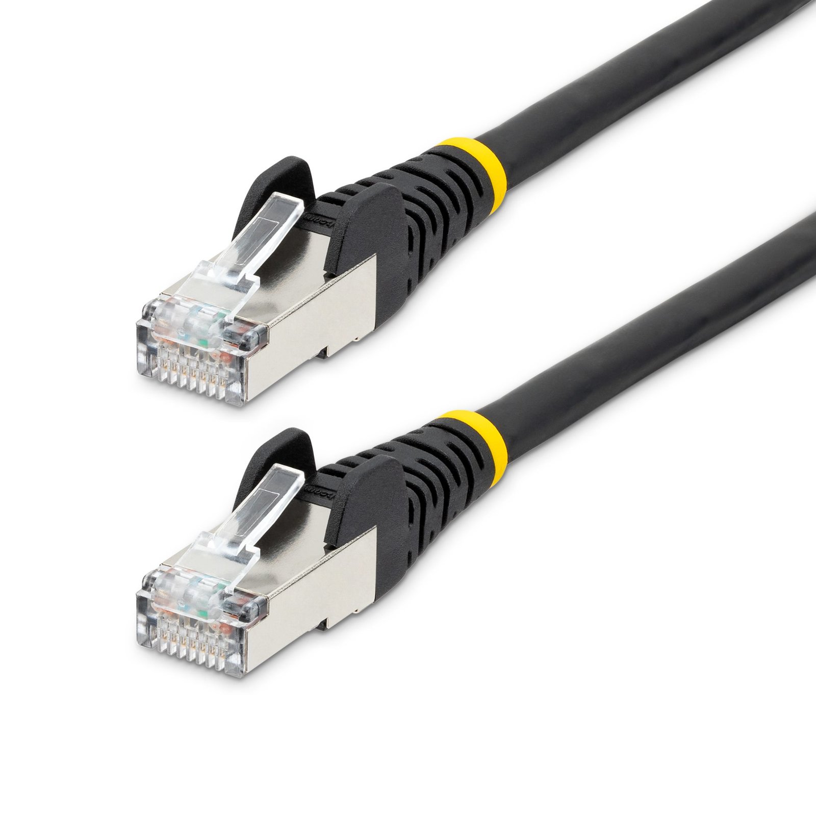 StarTech.com 6ft CAT6a Ethernet Cable - Black - Low Smoke Zero Halogen (LSZH) - 10GbE 500MHz 100W NLBK-6F-CAT6A-PATCH
