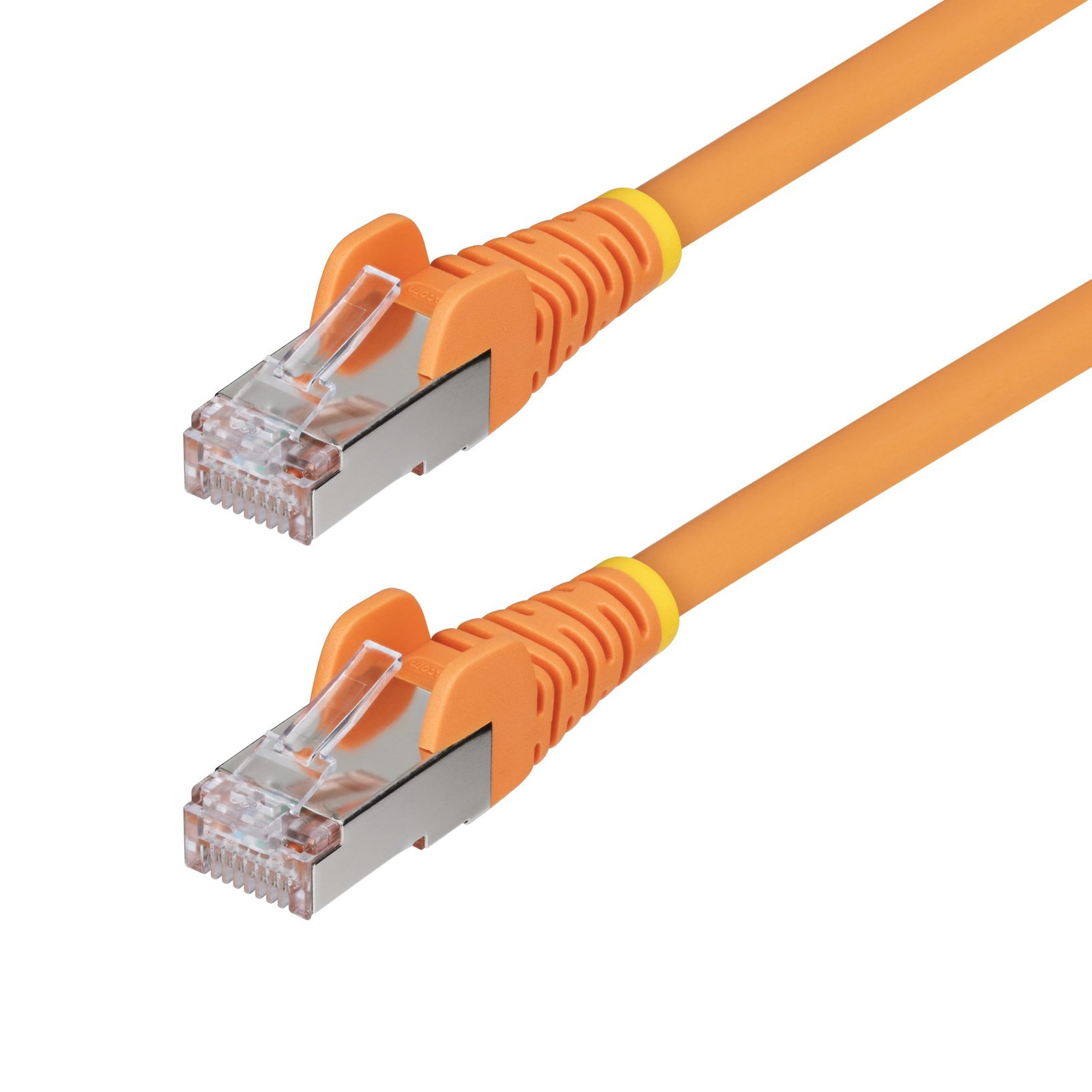 StarTech.com 14ft Orange CAT6a Ethernet Cable, Snagless RJ45, 10GbE, 100W PoE++, S/FTP, LSZH, 27AWG NLOR-14F-CAT6A-PATCH