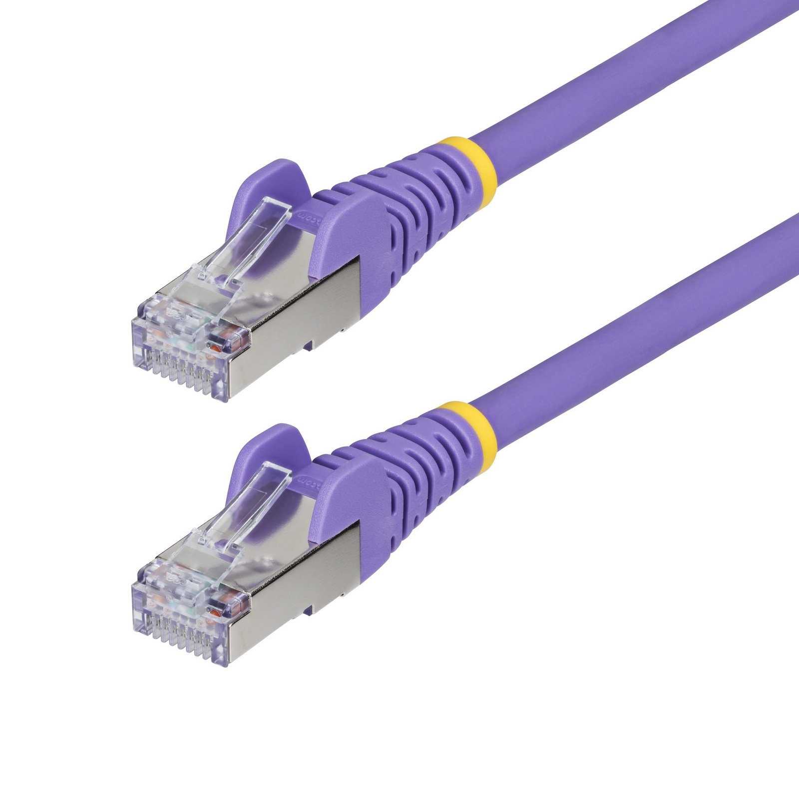 StarTech.com 1ft Purple CAT6a Ethernet Cable, Snagless RJ45, 10GbE, 100W PoE++, S/FTP, LSZH, 27AWG NLPL-1F-CAT6A-PATCH
