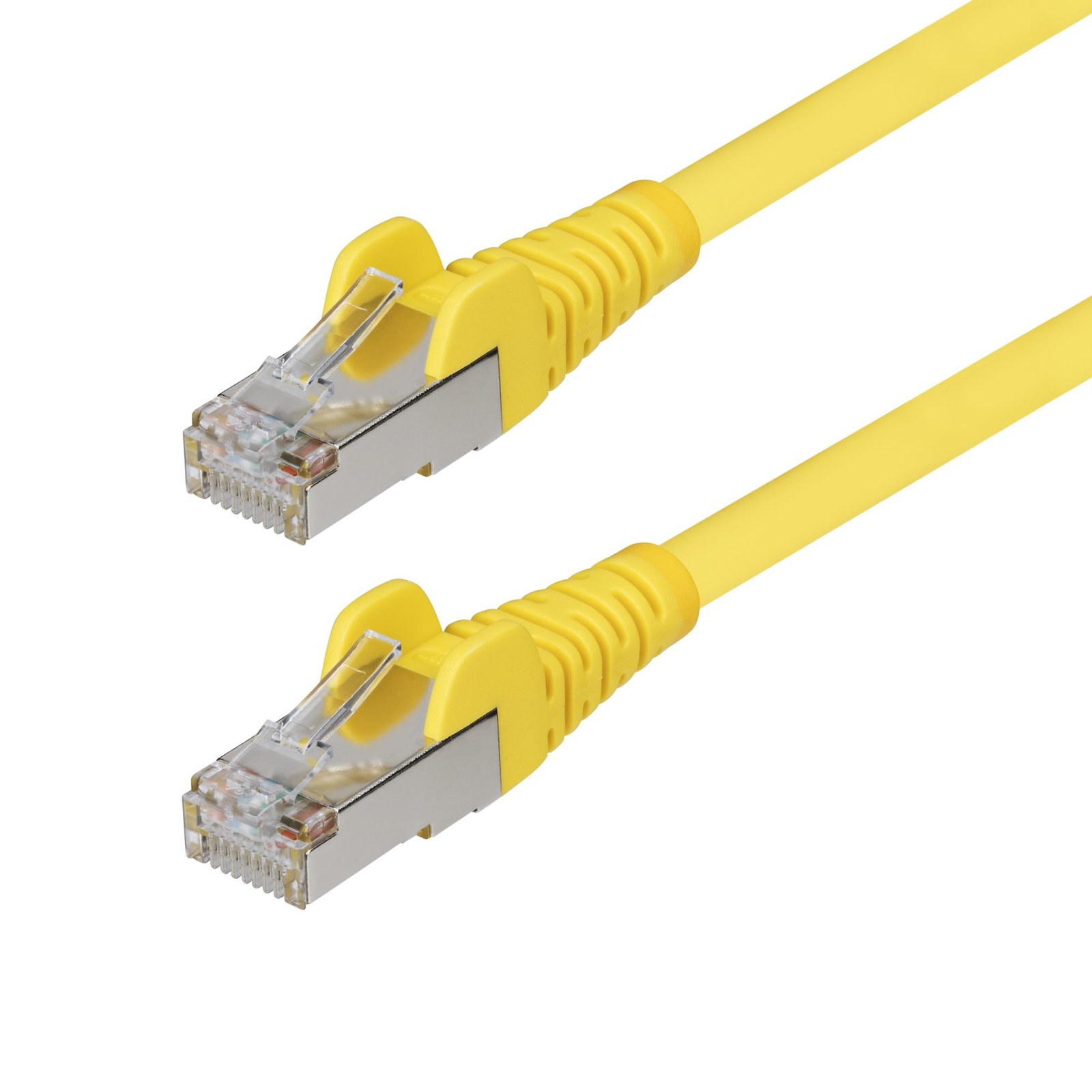 StarTech.com 10ft Yellow CAT6a Ethernet Cable, Snagless RJ45, 10GbE, 100W PoE++, S/FTP, LSZH, 27AWG NLYL-10F-CAT6A-PATCH