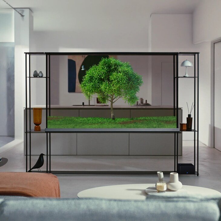 LG SIGNATURE OLED77T4PUA TV 195.6 cm (77") 4K Ultra HD Smart Wi-Fi Transparent OLED77T4PUA.AUS