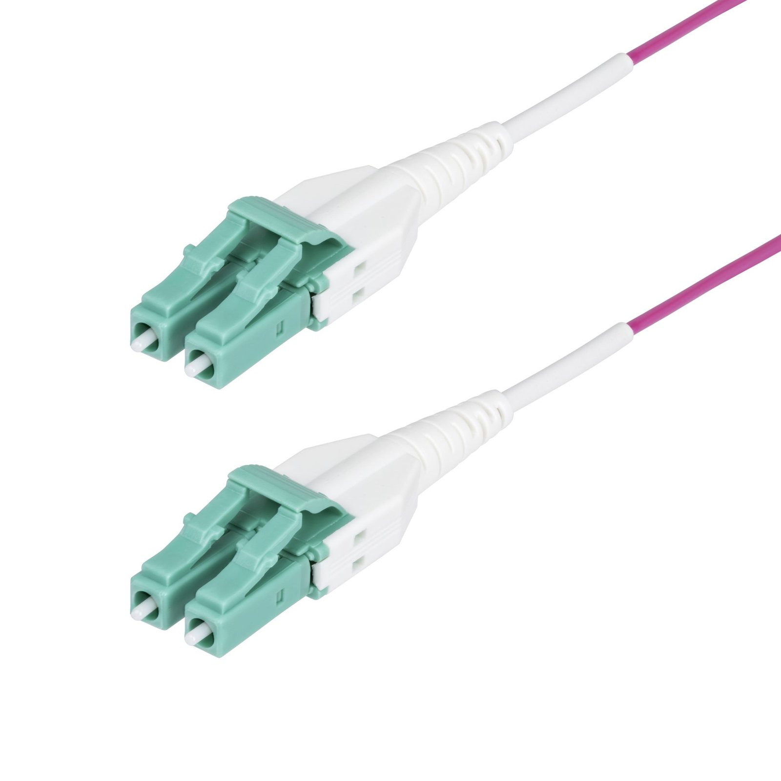 StarTech.com 3m (10ft) LC to (UPC) OM4 Multimode Fiber Optic Cable, Erika Violet, 50/125µm, OM4RLCLC3M