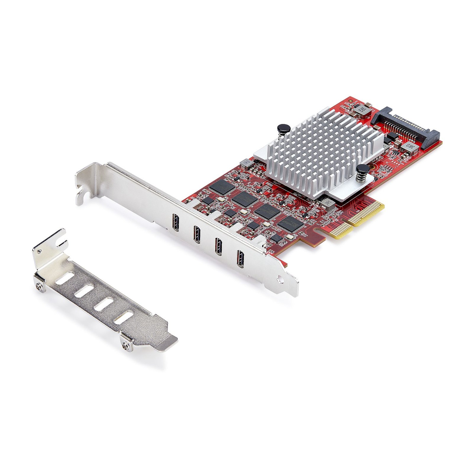 StarTech.com 4-Port USB Type-C PCIe Card, 3.2 10Gbps, USB-C PCI Express Expansion 4x Independent P10Q4C-USB-CARD