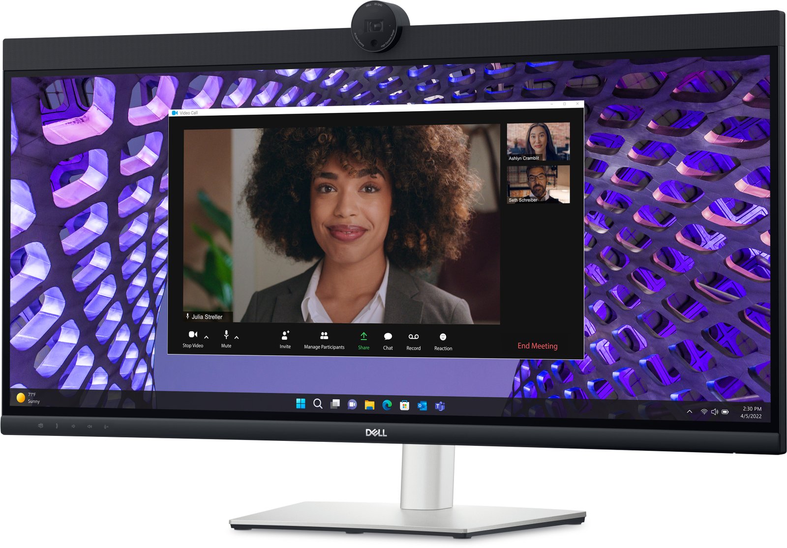DELL P Series P3424WEB computer monitor 86.7 cm (34.1") 3440 x 1440 pixels 4K Ultra HD LCD Black DELL-P3424WEB