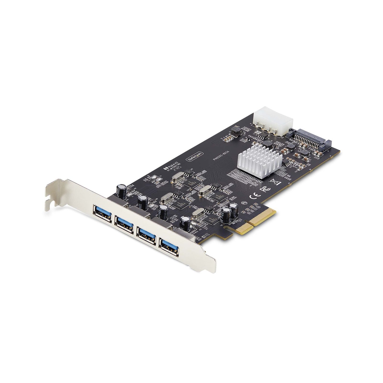 StarTech.com 4-Port USB PCIe Card, 3.2 5Gbps, PCI Express Expansion with 4x Independent P5Q4A-USB-CARD