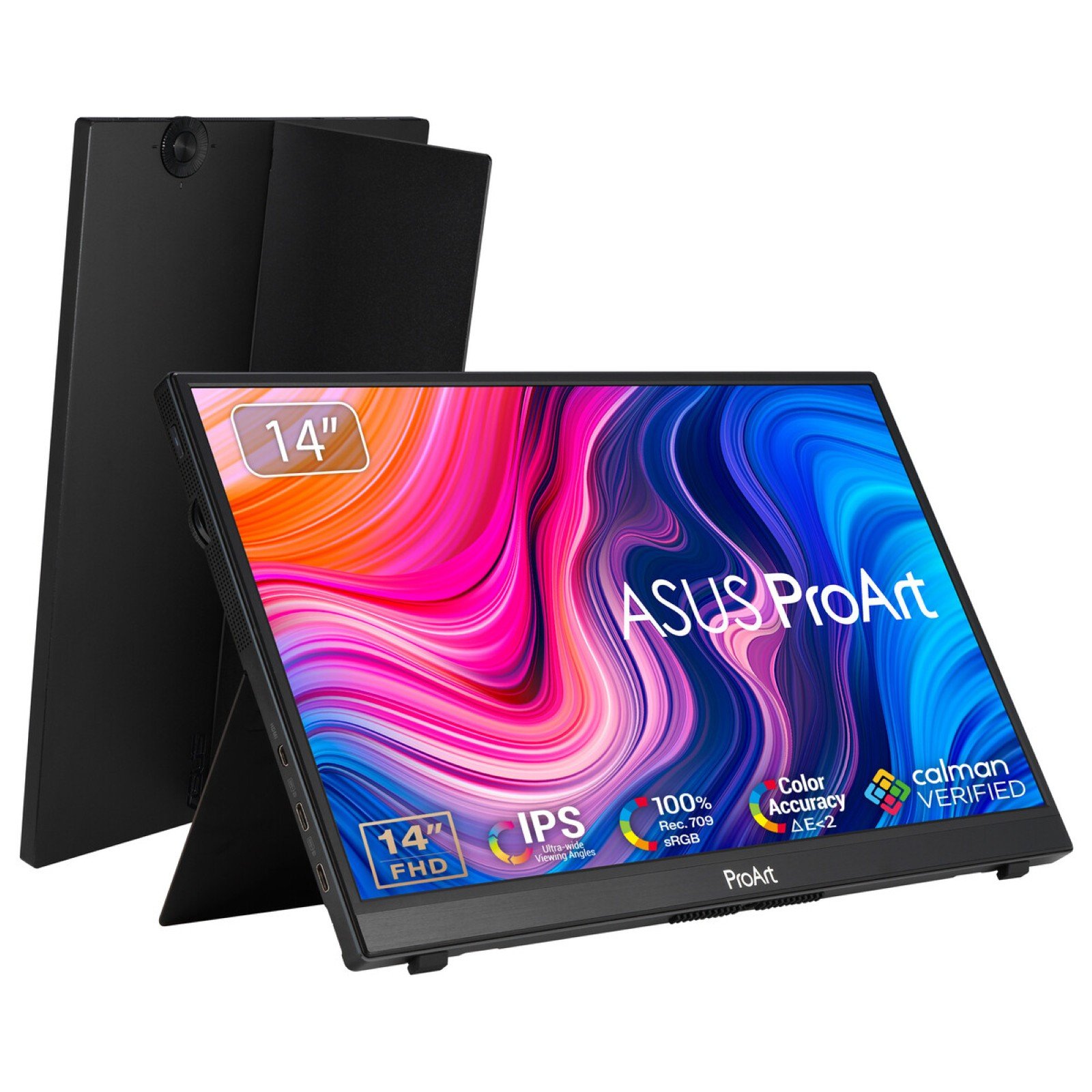 ASUS PA148CTV computer monitor 35.6 cm (14") 1920 x 1080 pixels Full HD LED Touchscreen Tabletop