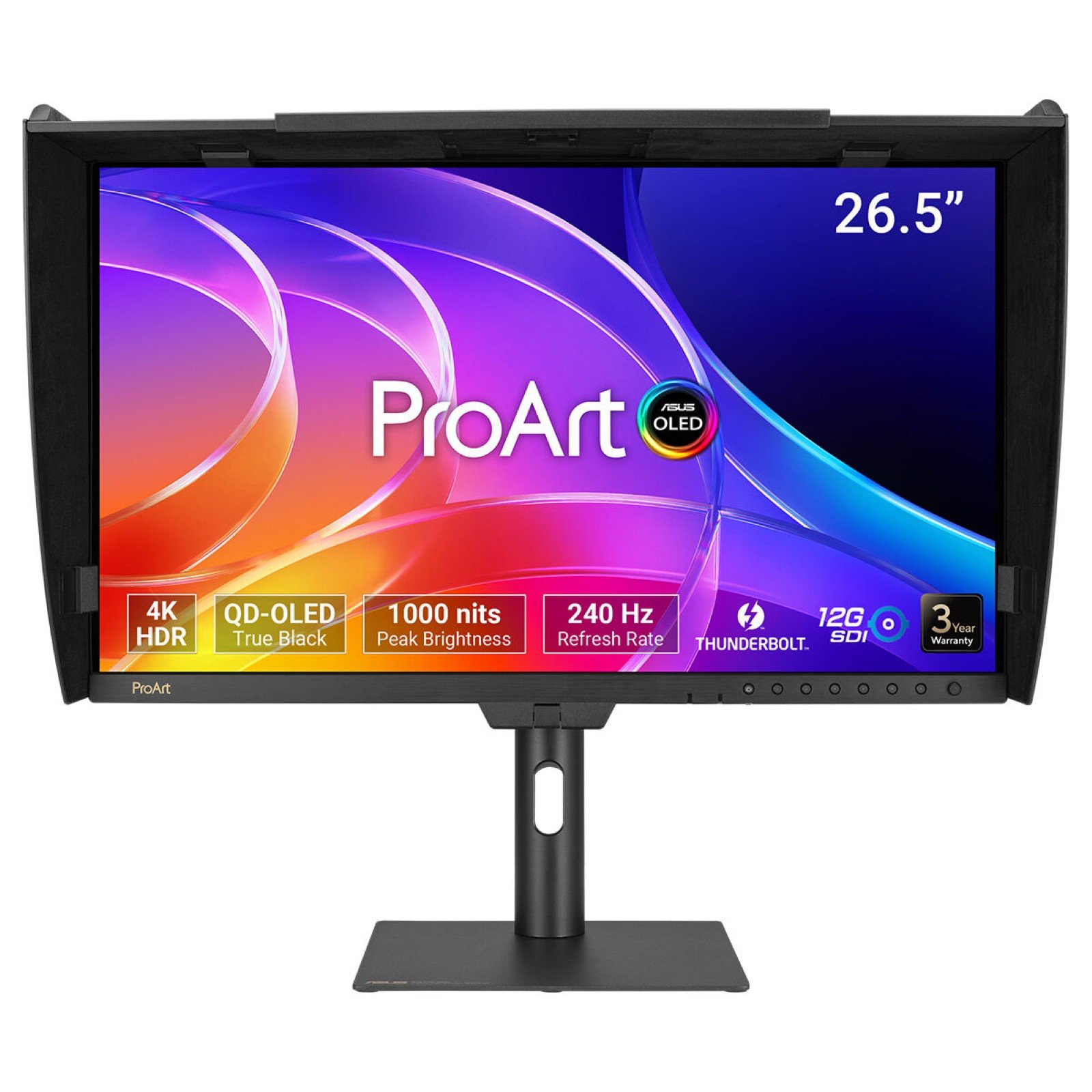 ASUS ProArt OLED PA27USD computer monitor 67.3 cm (26.5") 3840 x 2160 pixels 4K Ultra HD QD-OLED