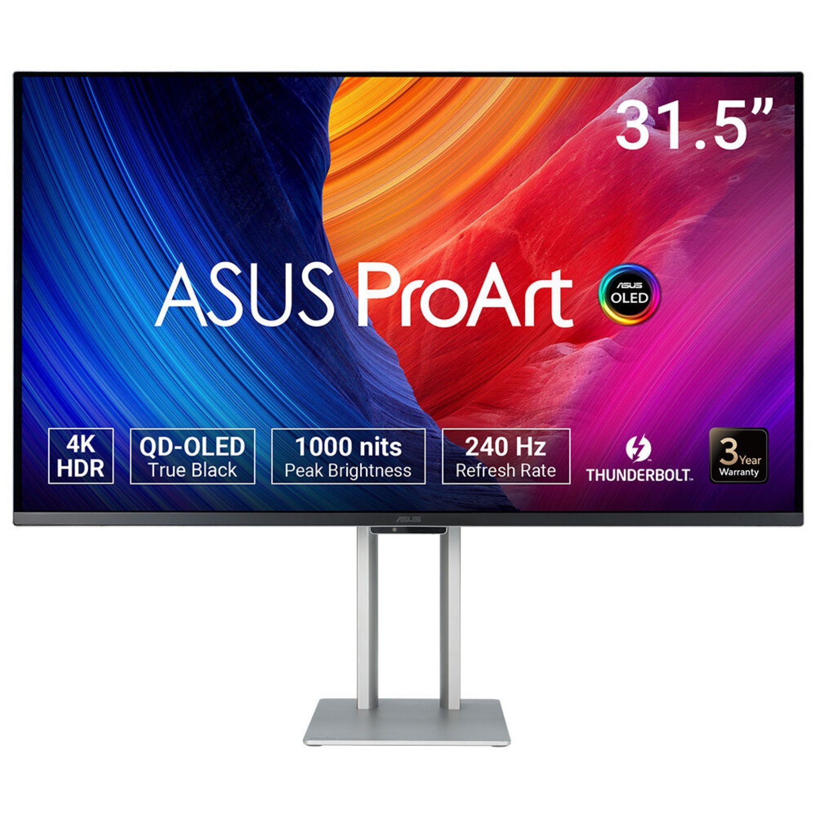 ASUS ProArt OLED PA32UCDM computer monitor 80 cm (31.5") 3840 x 2160 pixels 4K Ultra HD QD-OLED