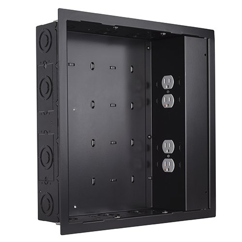 Chief Proximity® In-wall Storage Box with 4 Receptacle Filter & Surge - PAC526FBP4