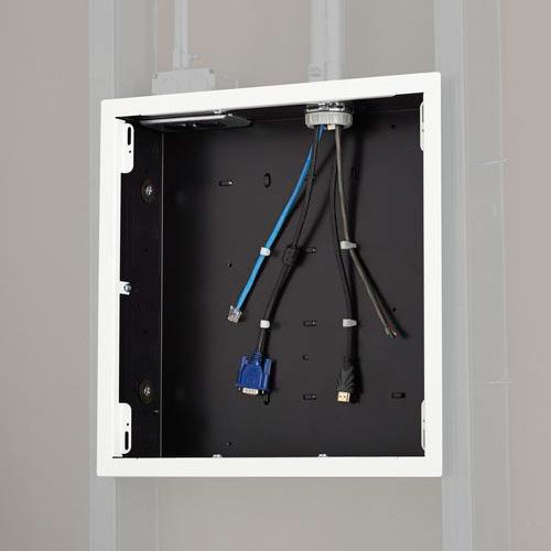 Chief PAC526FW, Large In-Wall Storage Box with White Flange