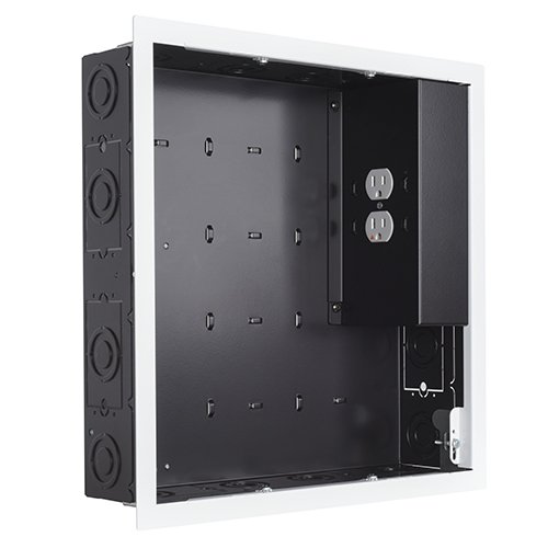 Chief Proximity® In-wall Storage Box with 2 Receptacle Filter & Surge-PAC526FWP2