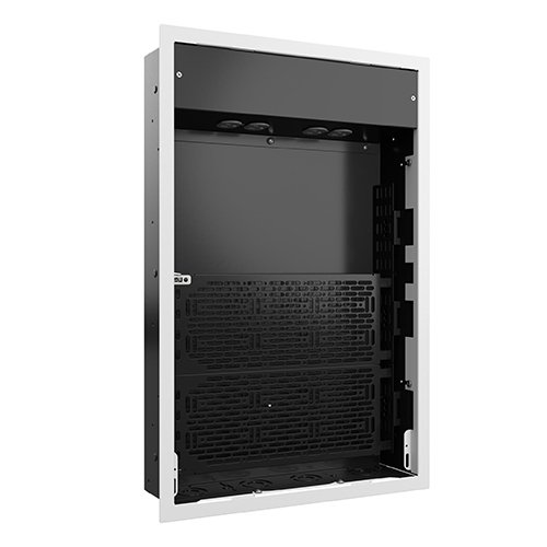 Chief Proximity® Extra-Large In-Wall Storage Box with 4-Receptacles and Lever LockTM PAC527LFWP4