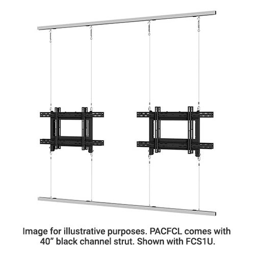 Chief Lateral Shift Accessory for Cable Floor-to-Ceiling Flat Panel Mount PACFCL