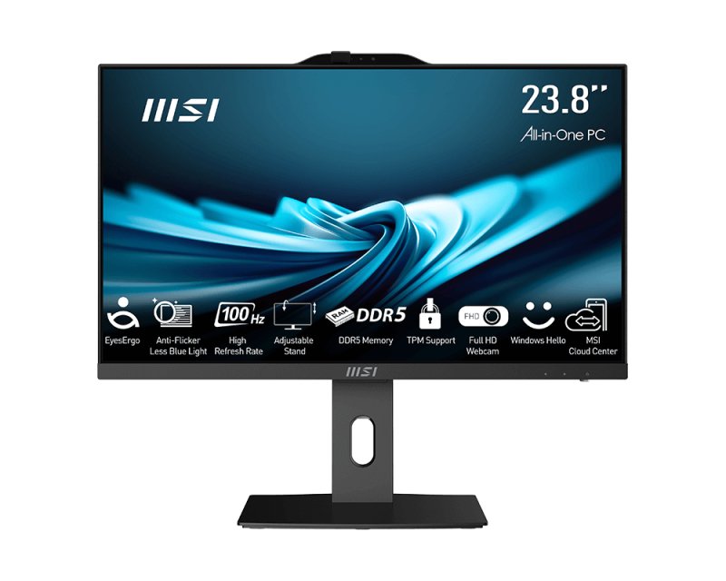 MSI Pro AP242P 14M-641US Intel® Core™ i7 i7-14700 60.5 cm (23.8") 1920 x 1080 pixels All-in-One PC PAP242P14M641
