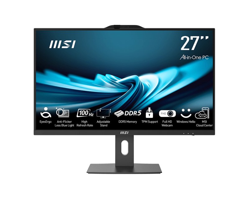 MSI Pro AP272P 14M-602US Intel® Core™ i7 i7-14700 68.6 cm (27") 1920 x 1080 pixels All-in-One PC 16 PAP27214M602