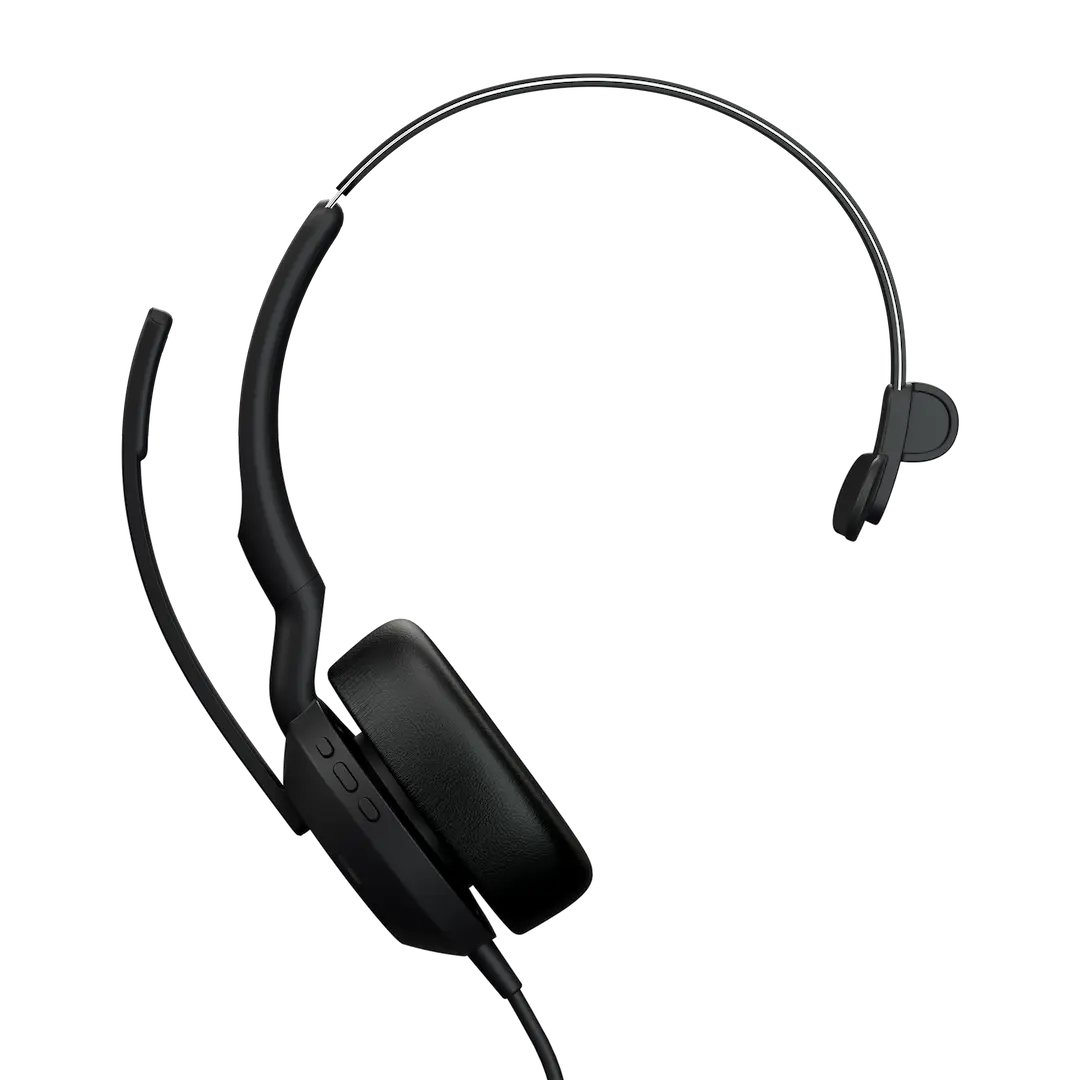 Jabra Evolve2 50 Headset Wired Head-band Office/Call center USB Type-C / Type-A Bluetooth Black 25089-899-799