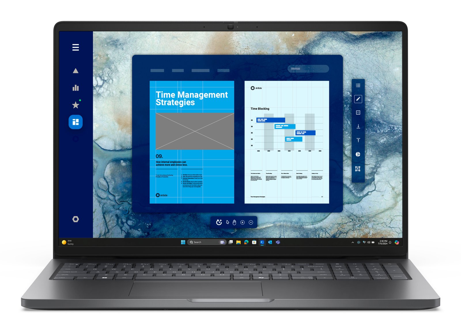 DELL Pro 16 PC16250 Intel Core Ultra 5 225U Laptop 40.6 cm Full HD+ GB DDR5-SDRAM 512 SSD Wi-Fi 6E YFGW6