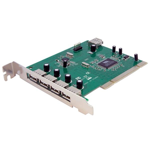 StarTech.com 7 Port PCI USB Card Adapter - TAA PCIUSB7