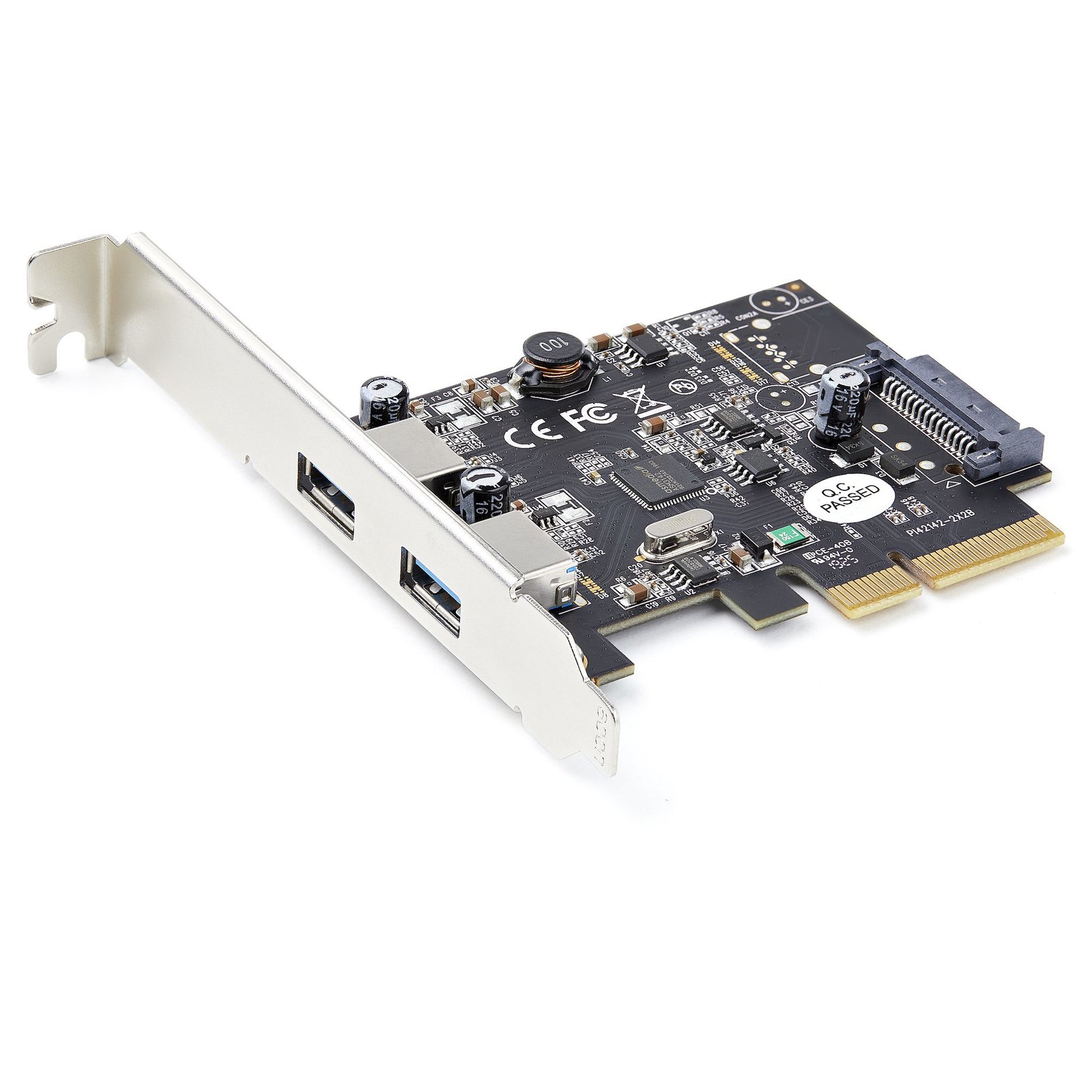StarTech.com 2-Port USB PCIe Card with 10Gbps/port - 3.2 Gen 2 Type-A PCI Express 3.0 x4 Host PEXUSB312A3