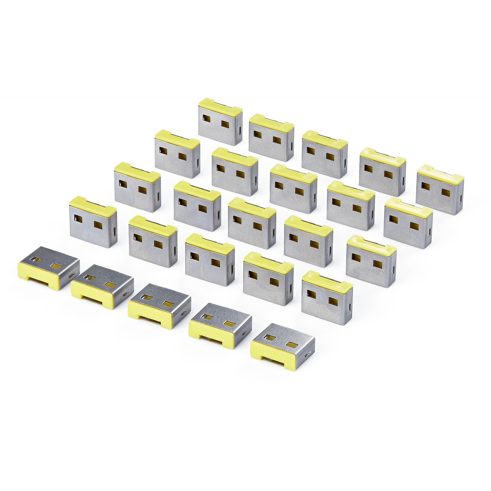 StarTech.com USB-A Port Blocker Replacement Plugs, 25-Pack Spare Latching Inserts for 25P-USB-A-BLOCKER