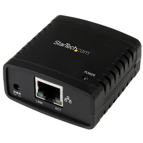 StarTech.com 10/100Mbps Ethernet to USB 2.0 Network LPR Print Server PM1115U2