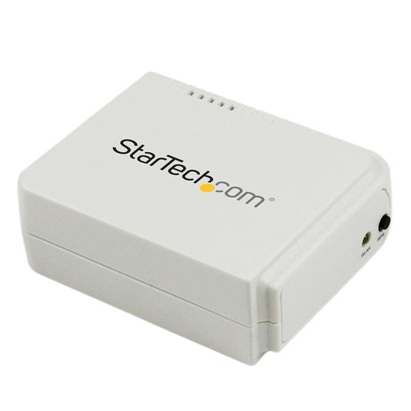 StarTech.com 1 Port USB Wireless N Network Print Server with 10/100 Mbps Ethernet - 802.11 b/g/n - PM1115UW