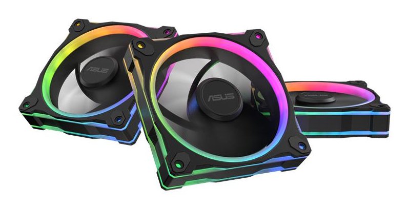 ASUS Prime MR120 Fan ARGB Reverse Black 3in1 Computer case 12 cm 3 pc(s) PRIMR120FANARGBREVBLK3N1