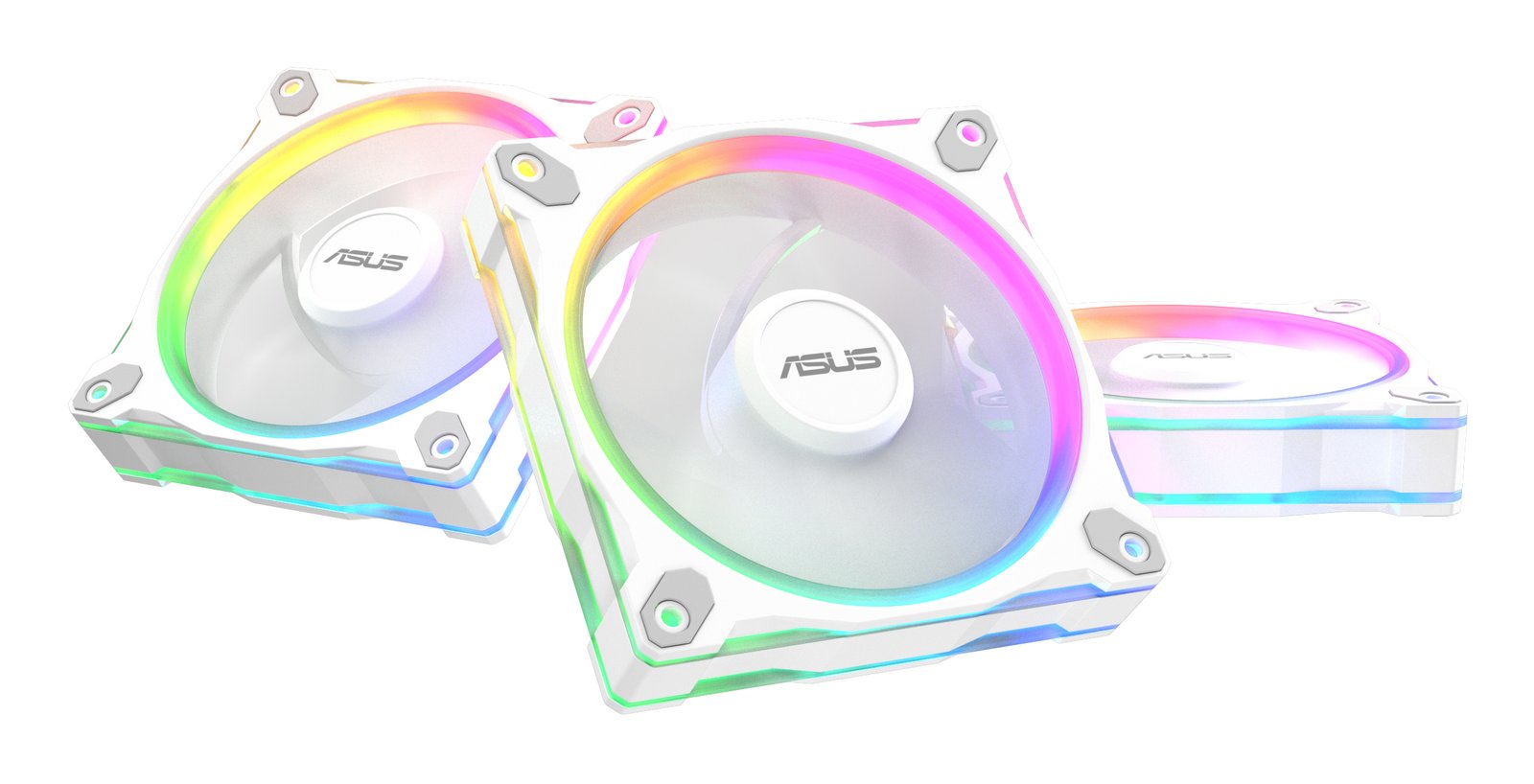 ASUS Prime MR120 Fan ARGB Reverse White 3in1 Computer case 12 cm 3 pc(s) PRIMR120FANARGBREVWH3N1