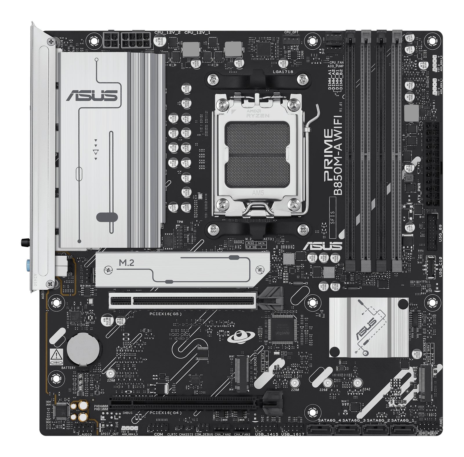ASUS PRIME B850M-A WIFI-CSM AMD B850 Socket AM5 micro ATX