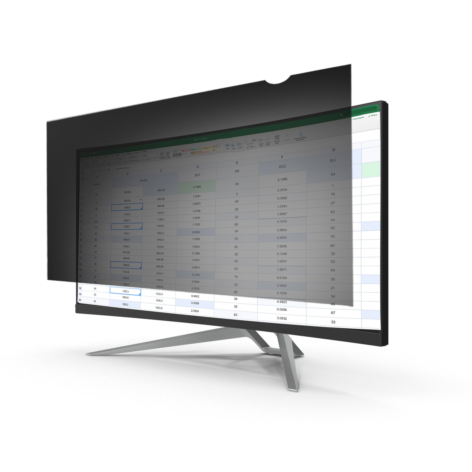 StarTech.com Monitor Privacy Screen for 34 inch Ultrawide Display - 21:9 Widescreen - Computer PRIVSCNMON34W