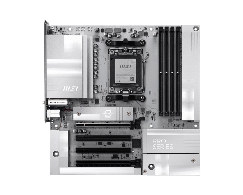 MSI AM5 PRO B850M-A WIFI PZ M-ATX AMD B850 Socket micro ATX PROB850MAWIFIPZ