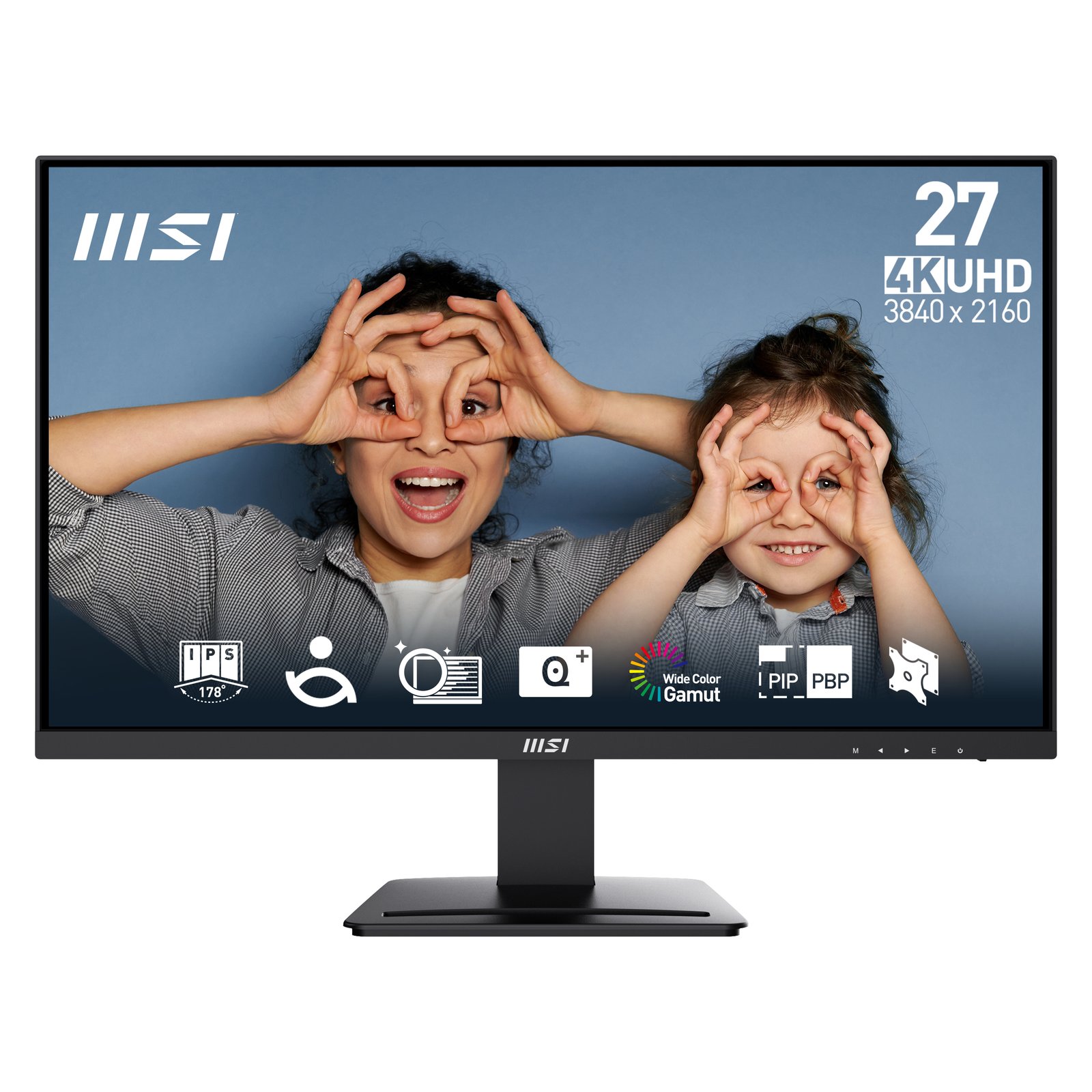 MSI Pro MP273U computer monitor 68.6 cm (27") 3840 x 2160 pixels 4K Ultra HD Black ProMP273U
