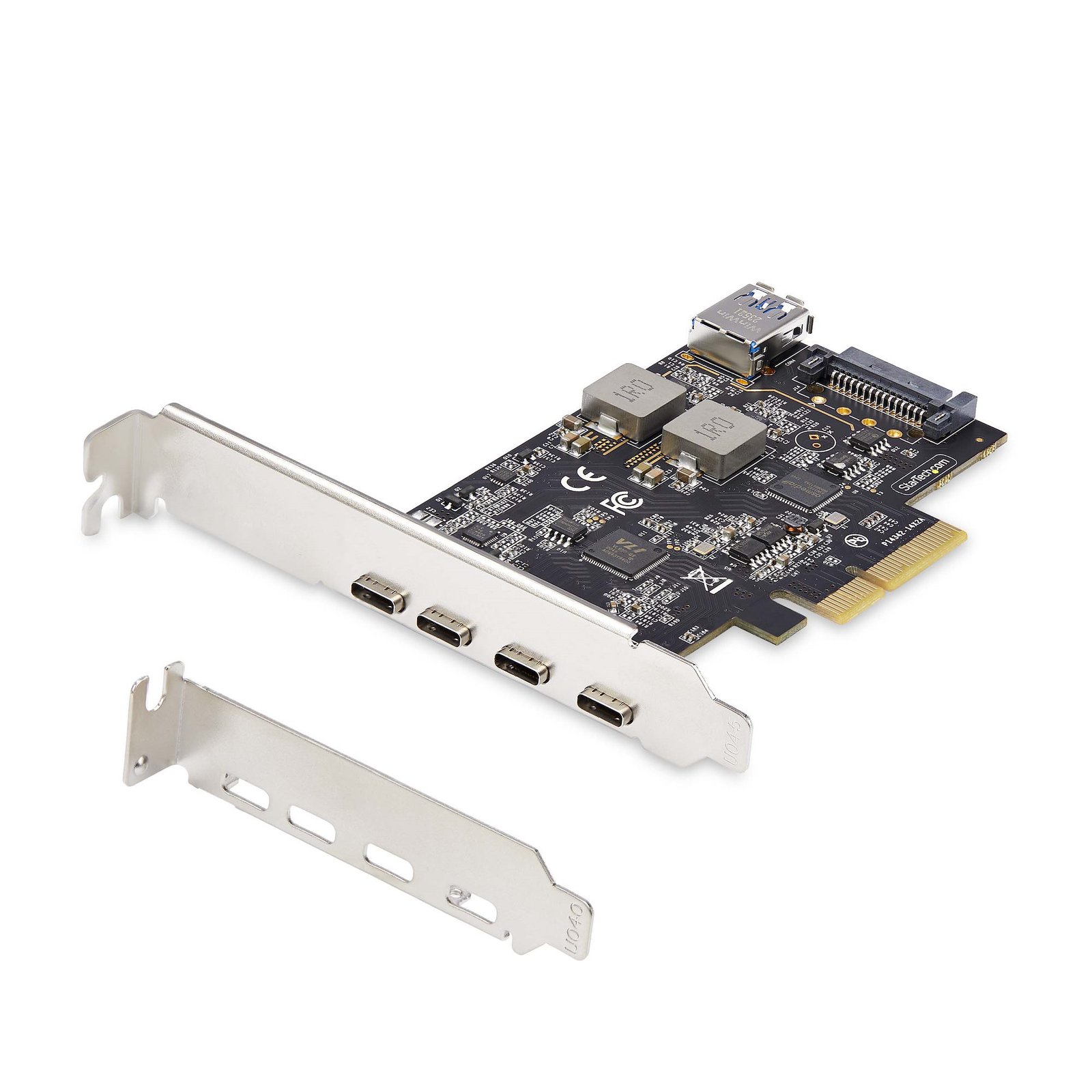 StarTech.com 5-Port USB PCIe Card, 3.2 10Gbps, PCI Express with 4x USB-C Ports, 1x USB-A Internal PS4C3IA3-USB-C-CARD