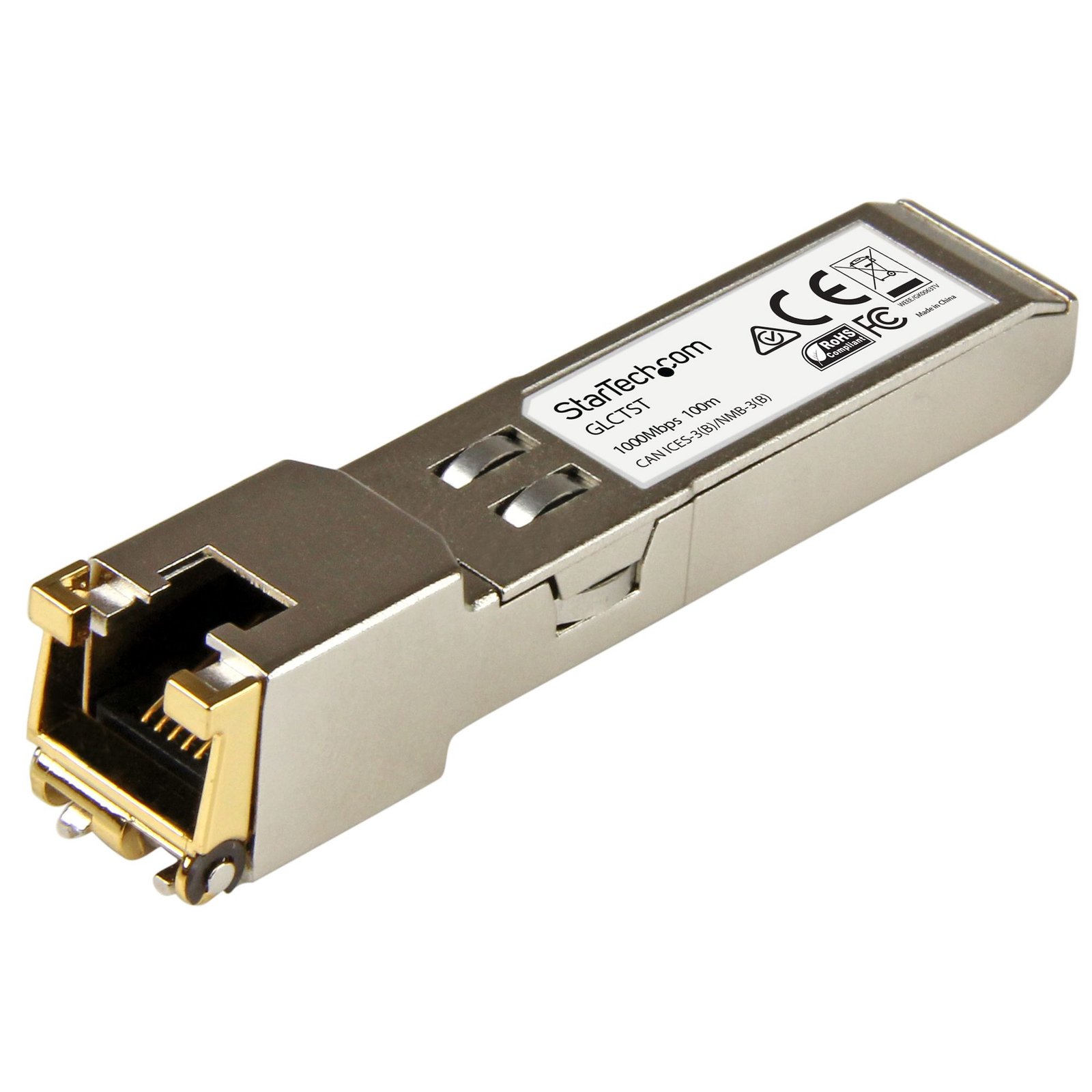 StarTech.com Extreme Networks 10050 Compatible SFP Module - 1000BASE-T - to RJ45 Cat6/Cat5e - 1GE 10050-ST